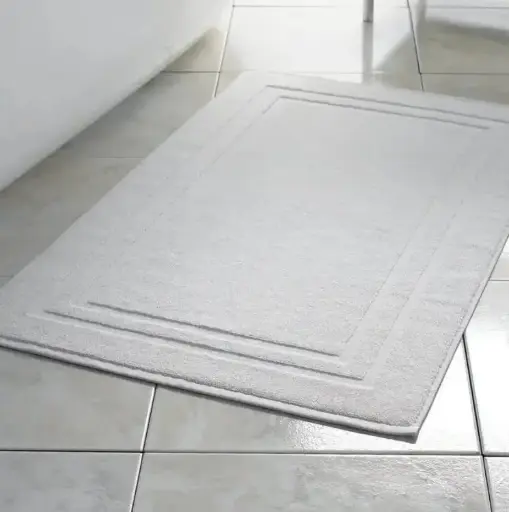 Bath Mat Premium 330GMS (100% Cotton) Plain Border